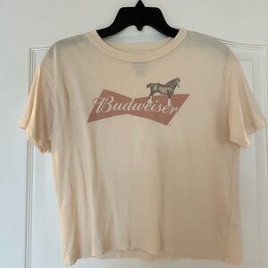 Budweiser Beige American Eagle Tailgate Tee